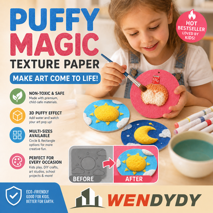 ✨Unlock Magical 3D Art! 🎨Foam Texture Painting Paper👩‍🎨 Create Stunning Textured Paintings Easily