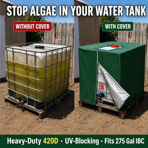 💧🛡️ 420D IBC Tote Cover – Waterproof UV-Resistant Outdoor Tank Protector