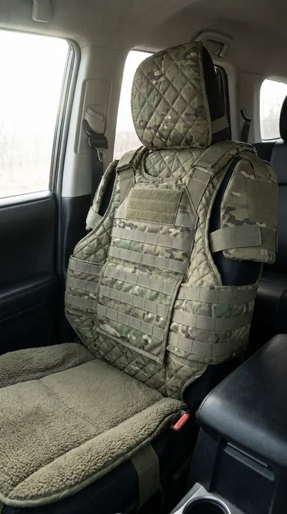 🚙Rugged MOLLE Truck Seat Cover – Tactical Storage, Seat Protection & Comfort