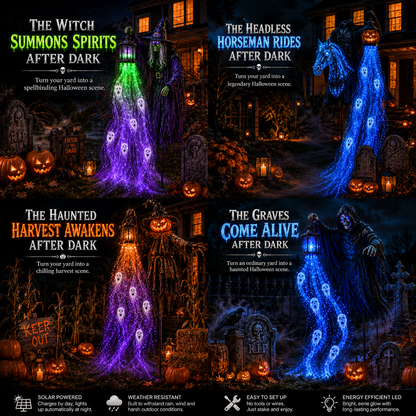 🎃 Soul Harvester Animated Garden Light | Spooky Halloween Yard Decor