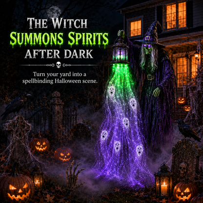 🎃 Soul Harvester Animated Garden Light | Spooky Halloween Yard Decor