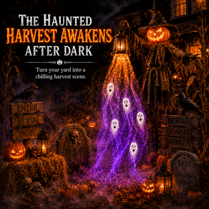 🎃 Soul Harvester Animated Garden Light | Spooky Halloween Yard Decor