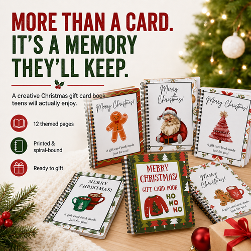 Buy multiple offers🔥 Festive Christmas Gift Card Book – Ideal Holiday Present