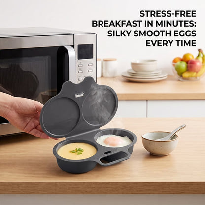 ⚡ Microwave Egg Poacher – Perfect Eggs in Minutes