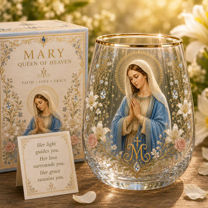 🙏🙏✝️ 2026 Limited Edition “Morning Prayer” Glass Tea Cup ☀️☕ – Faith & Serenity Collection