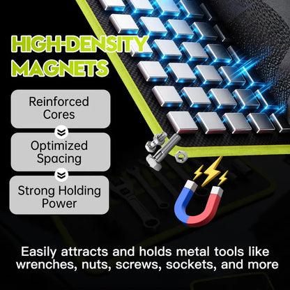 3-Piece Flexible Magnetic Tool Mat & Tray Holder 🛠️🧲