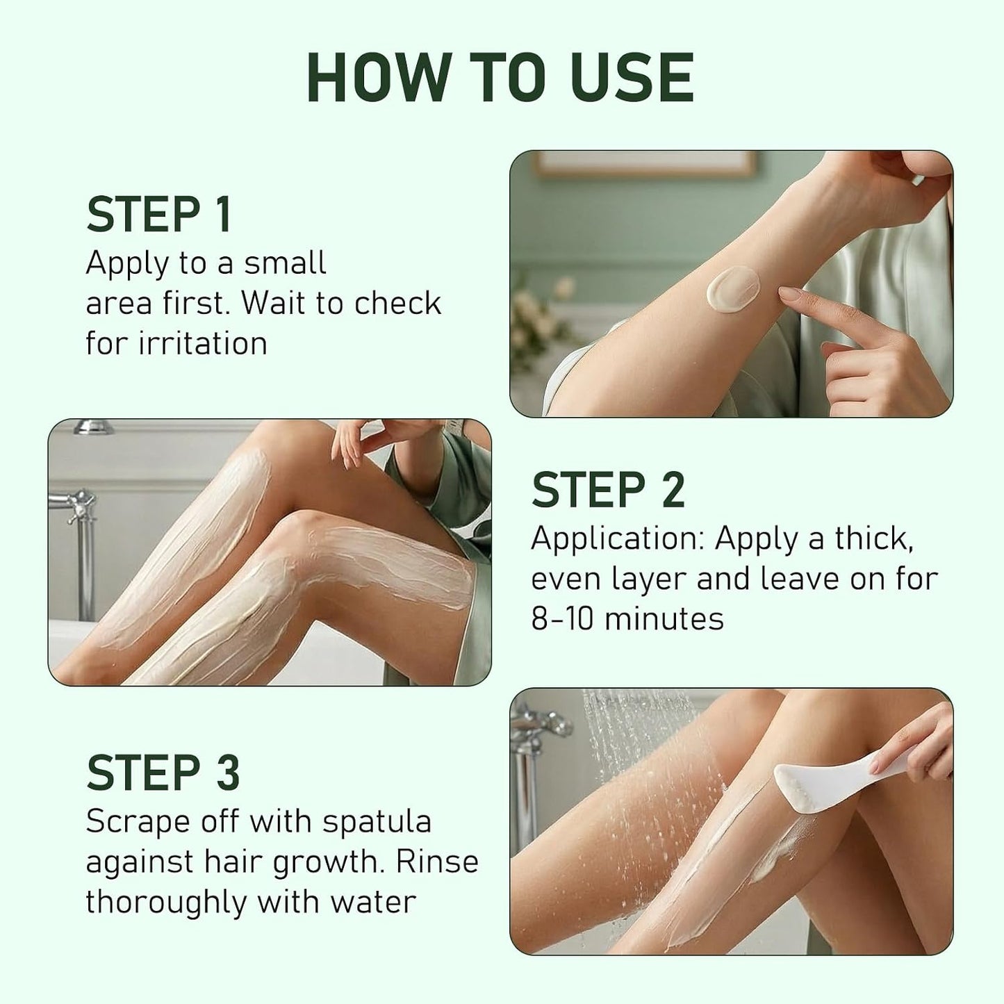 ✨LAST DAY -BUY 1 GET 1 FREE🤩  Painless Depilatory Cream – No Razor Bumps, No Harsh Odor