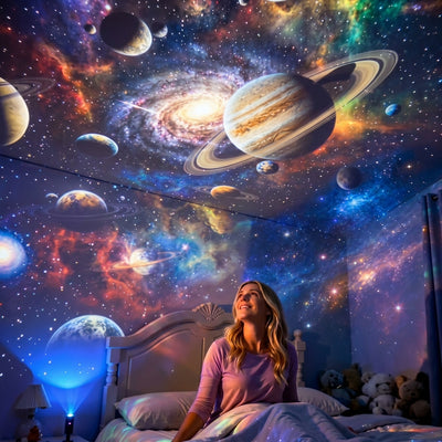 🌌Beyond Reality: Transform Your Sanctuary with the 5D Galaxy Ocean Projecto