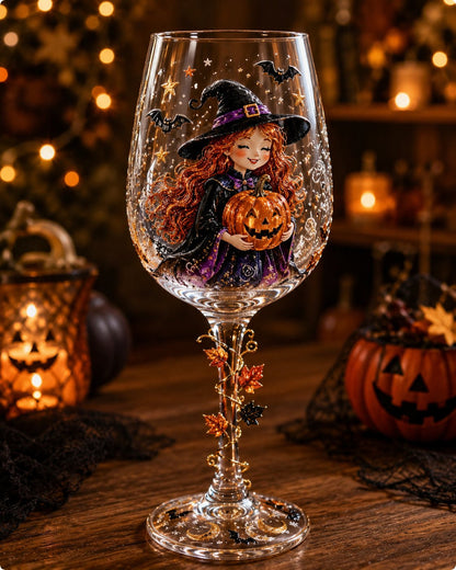🎃  Halloween Goblet – Spooky Stemmed Glass