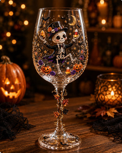 🎃  Halloween Goblet – Spooky Stemmed Glass