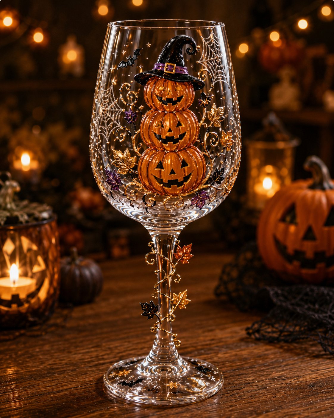 🎃  Halloween Goblet – Spooky Stemmed Glass