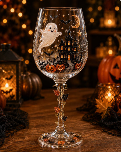 🎃  Halloween Goblet – Spooky Stemmed Glass