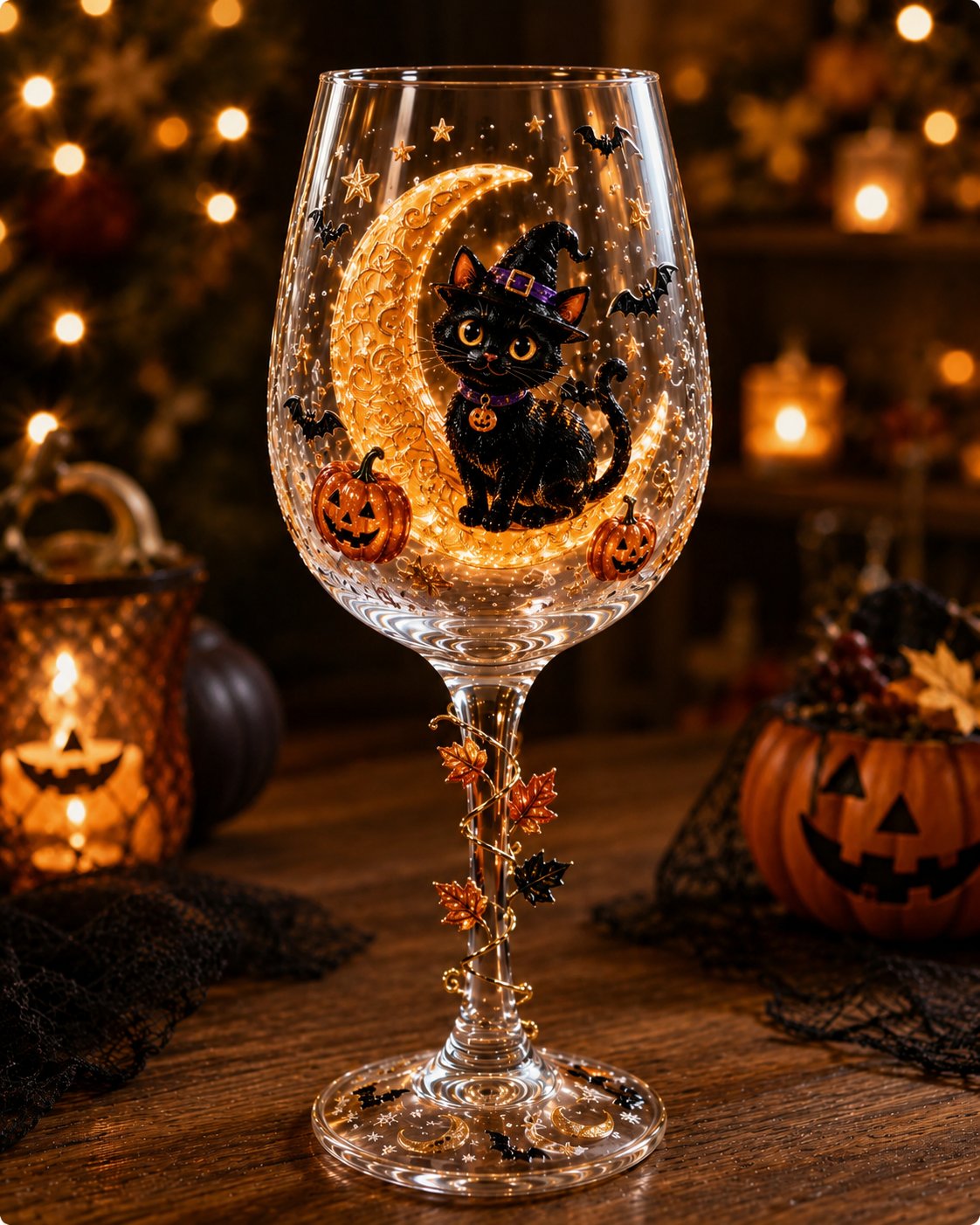 🎃  Halloween Goblet – Spooky Stemmed Glass