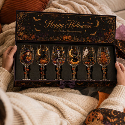 🎃  Halloween Goblet – Spooky Stemmed Glass