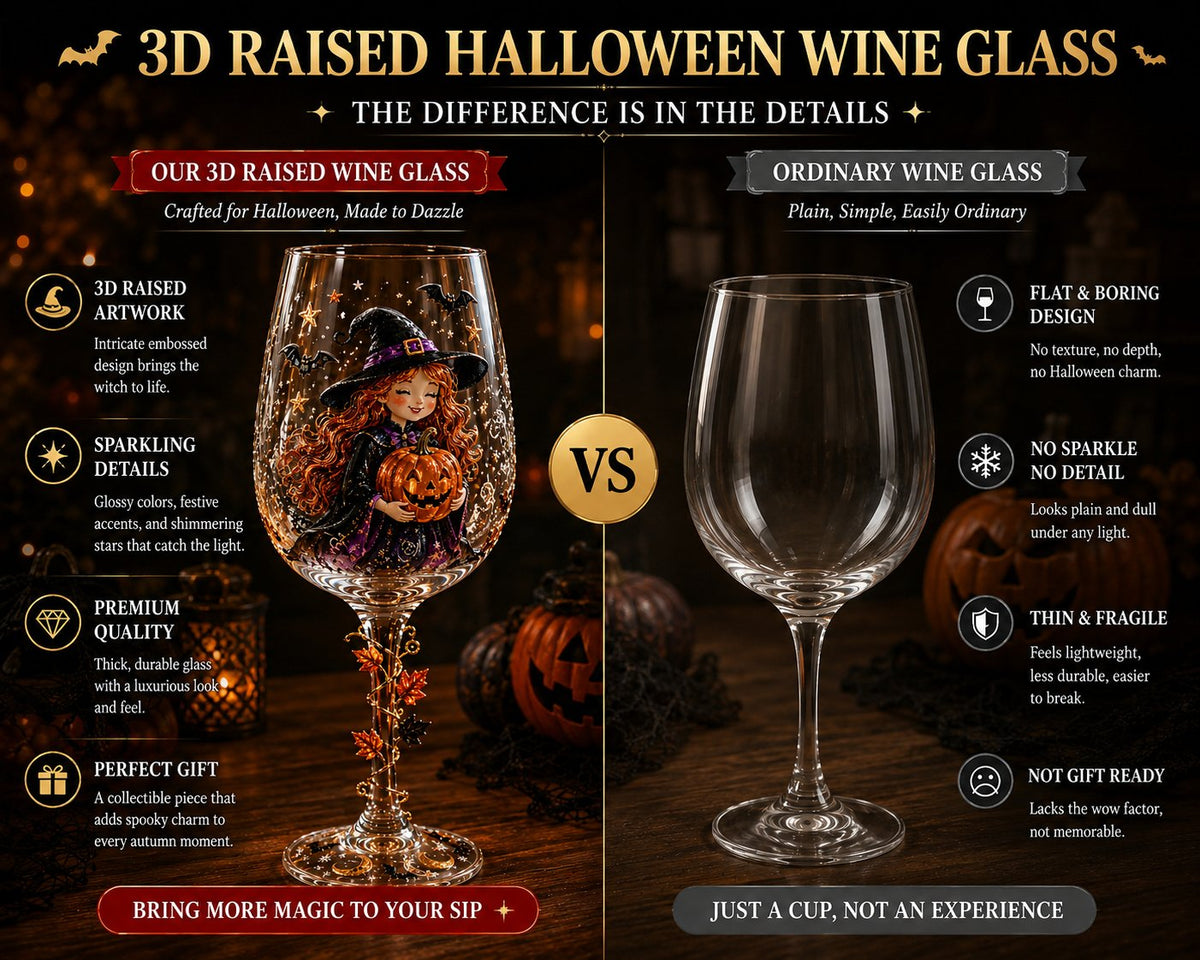 🎃  Halloween Goblet – Spooky Stemmed Glass