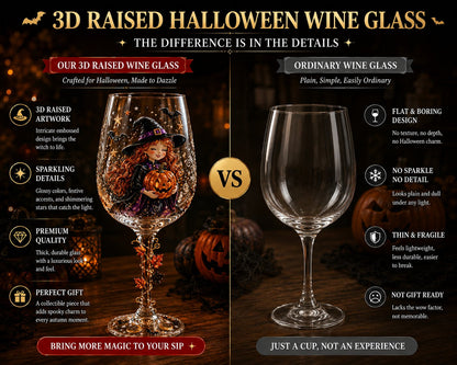 🎃  Halloween Goblet – Spooky Stemmed Glass