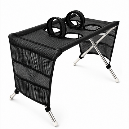 🔥 50% OFF Today 🐾 2-in-1 Foldable Pet Grooming Bed ✨ Stress-Free Grooming