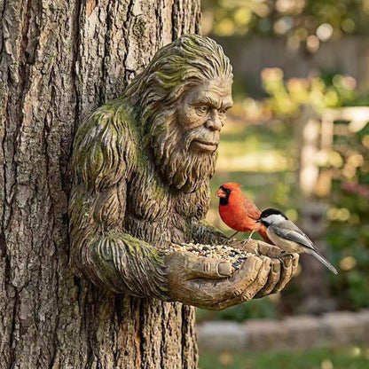 🧙‍♀️Meditating Witch Garden Bird Feeder