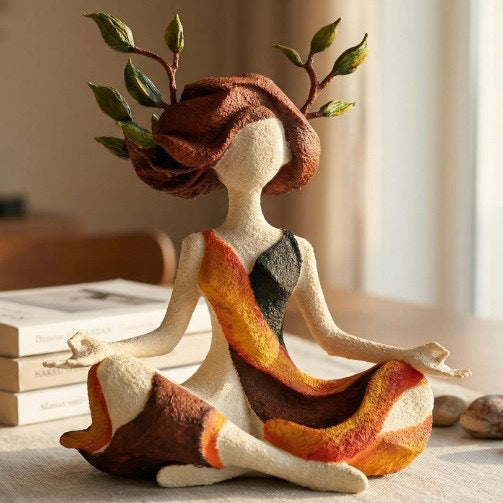 🧘🍃The Power Of Serenity Growth | Inner Harmony Sculptural Figurine 🌙