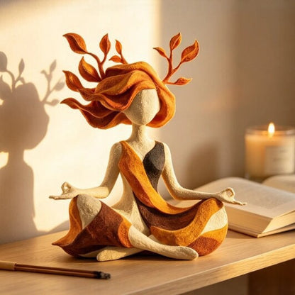 🧘🍃The Power Of Serenity Growth | Inner Harmony Sculptural Figurine 🌙