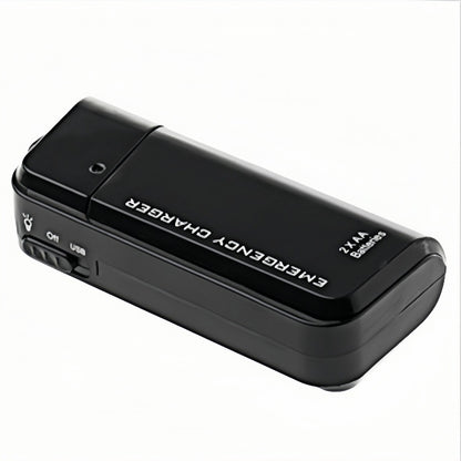 ⚡Portable Emergency Phone Charger - Battery Powered 🔋 Power Bank with LED Flashlight