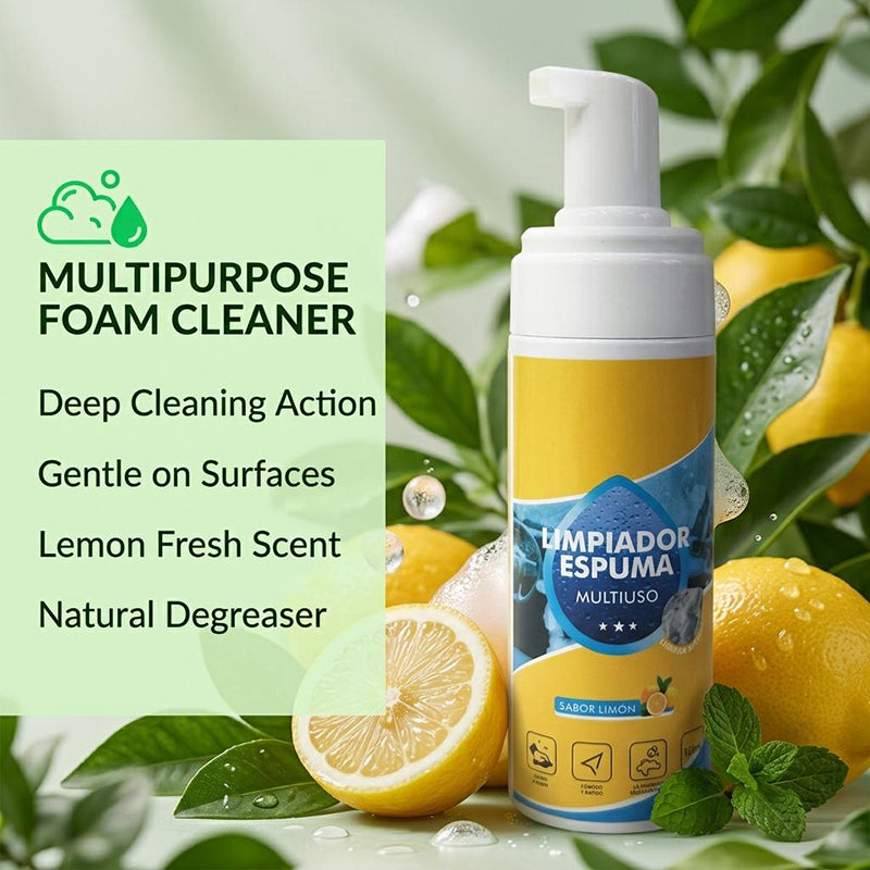 4-in-1 Multi-Enzyme Foam Cleaner – Deep Clean Car, Kitchen, Bathroom & Sofa