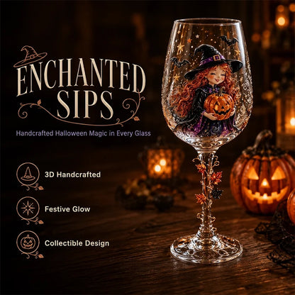 🎃  Halloween Goblet – Spooky Stemmed Glass