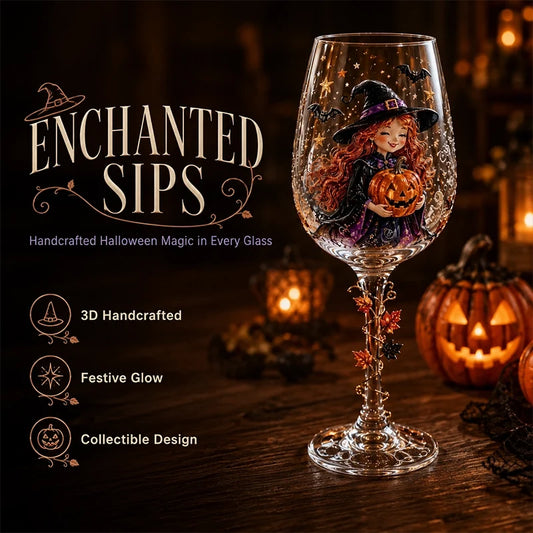 🎃  Halloween Goblet – Spooky Stemmed Glass