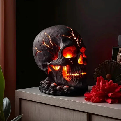 Last Day 45% OFF & Free Shipping🔥🔥Molten Skull Lava Lamp💀