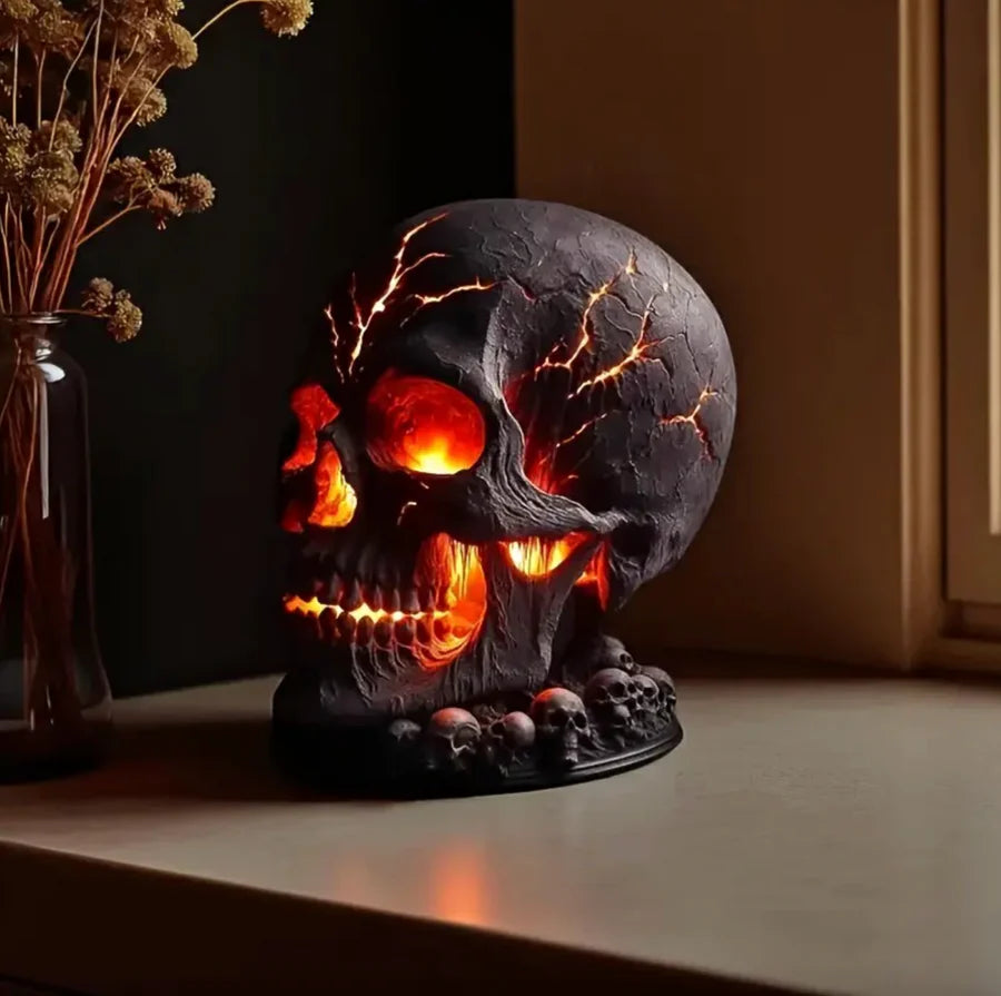 Last Day 45% OFF & Free Shipping🔥🔥Molten Skull Lava Lamp💀