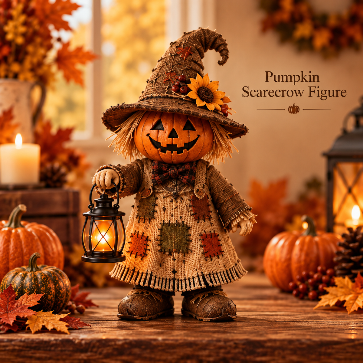 🎃 Halloween Monster Lantern Figurines – 5 Cozy Spooky Styles