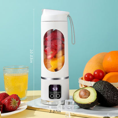 🍹 Portable Smoothie Blender – Smart LED Display & USB Rechargeable Design