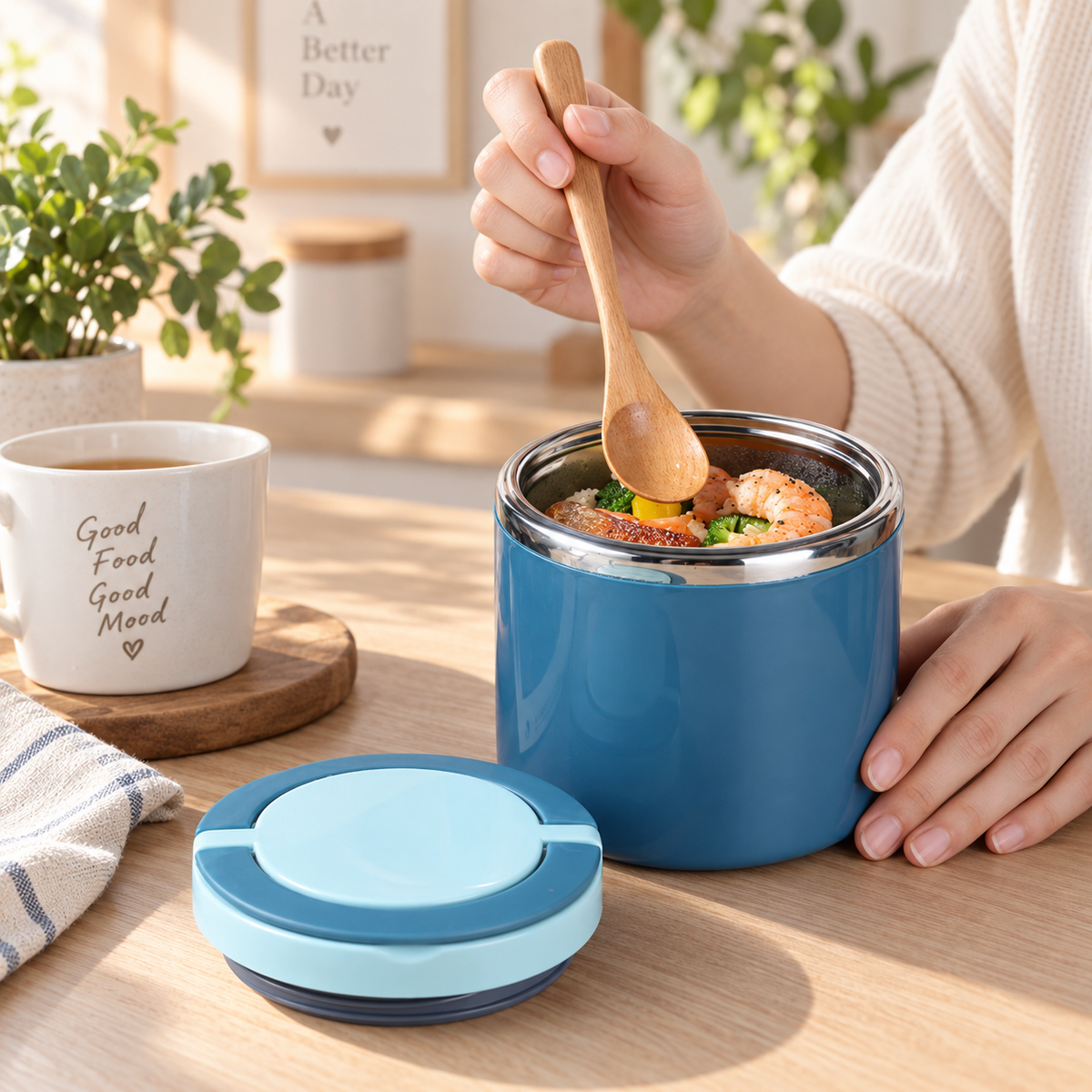🍲Portable Insulated Stainless Steel Lunch Box