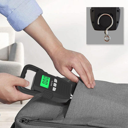⚖️Digital Luggage Scale – 🧳50kg/110lb Portable Hanging Travel Scale