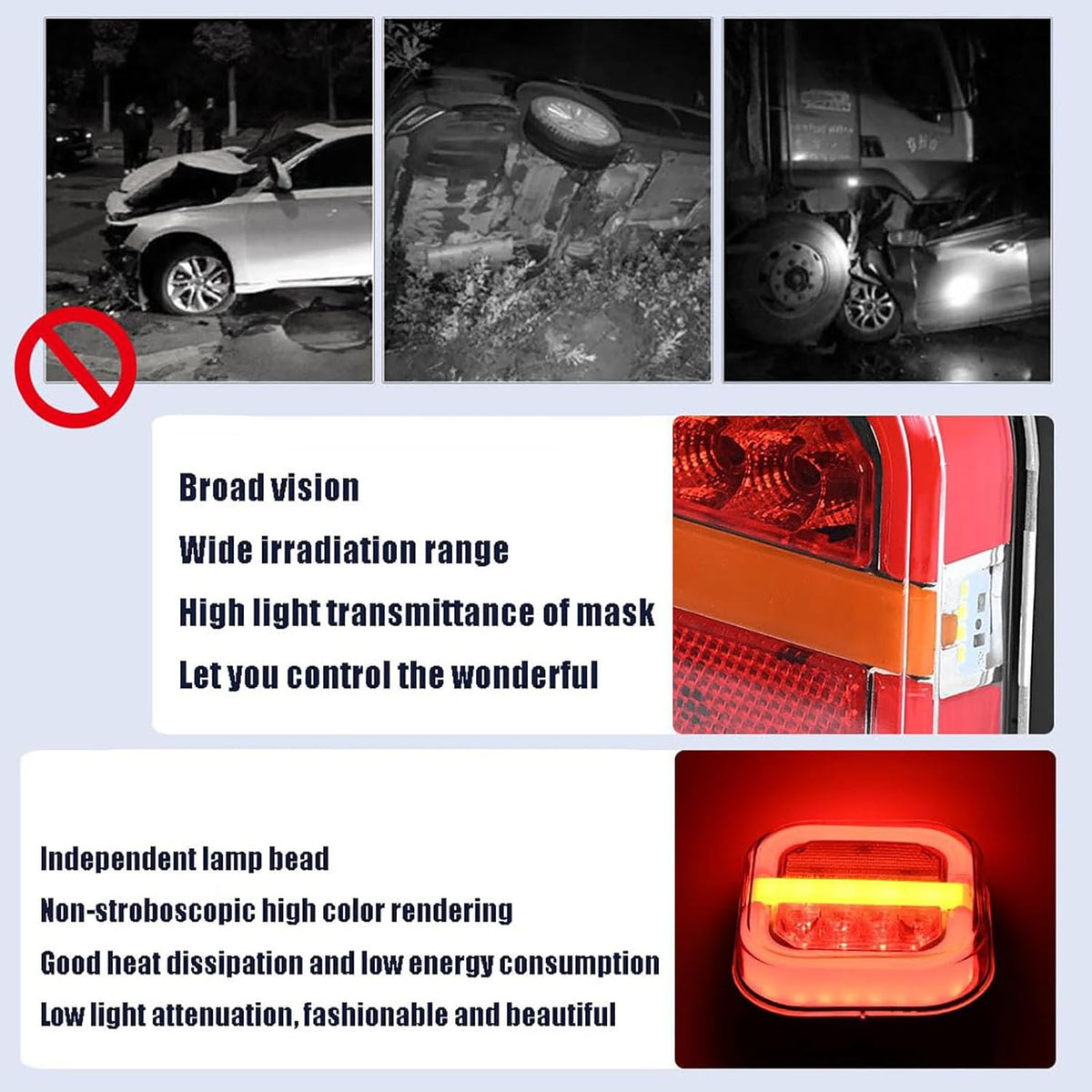 🚛 Wireless LED Trailer Lights – 2.4GHz Signal, IP67 Waterproof Brake & Turn Lights