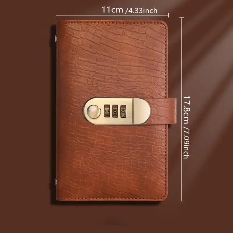 📒🔒 LAST DAY 50% OFF！Lockable A6 Money Savings Notebook with 3-Digit Code L