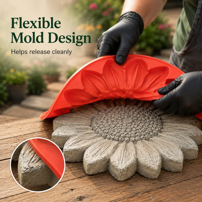 💥LAST DAY｜55% OFF 🌻Reusable Sunflower Stepping Stone Mold