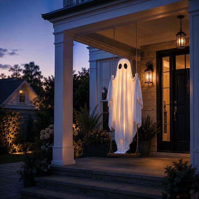 🔥Last Day 55% OFF🔥Halloween Hanging Swing Ghost👻