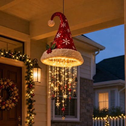 🎅Glowing Santa Hat Chandelier – Make Your Home Sparkle This Christmas! 49% OFF LAST DAY
