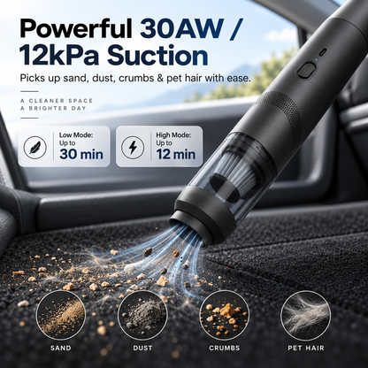 💥LAST DAY SALE 50% OFF💥 Cordless Handheld Car Vacuum