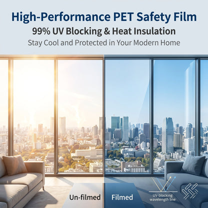 🔥Buy 1 Get 1 Free☀️ Privacy & Heat Control Window Film | UV Blocking for Home & Office。
