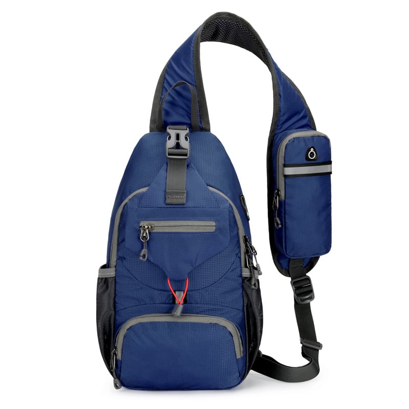 🔥50% OFF Foldable Crossbody Sling Bag | Multi-Pocket Travel & Hiking Chest Pack