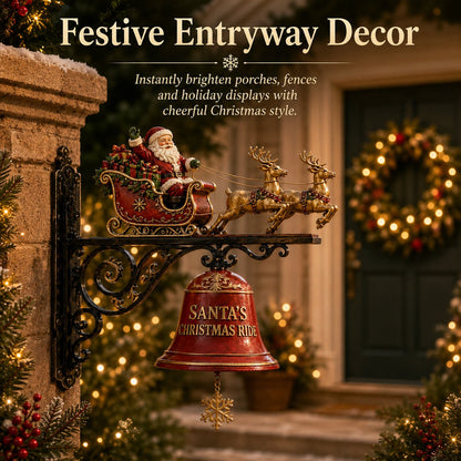 🎅🔔 Santa’s Sleigh Bells 🎄 Charming Christmas Decoration