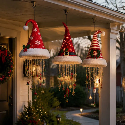🎅Glowing Santa Hat Chandelier – Make Your Home Sparkle This Christmas! 49% OFF LAST DAY