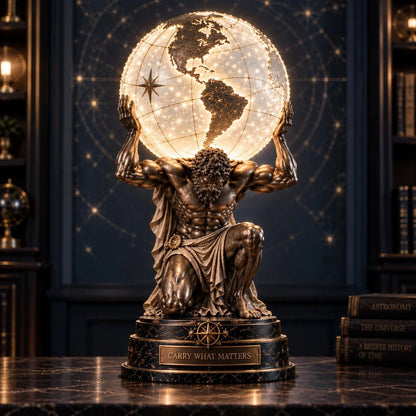 💯🌍 Atlas Illuminated World Sphere Lamp🌌