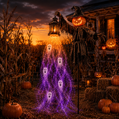 🔥49% OFF Today  🎁💀 Halloween Haunted Yard Lights – Solar Spirit Character Collection👻