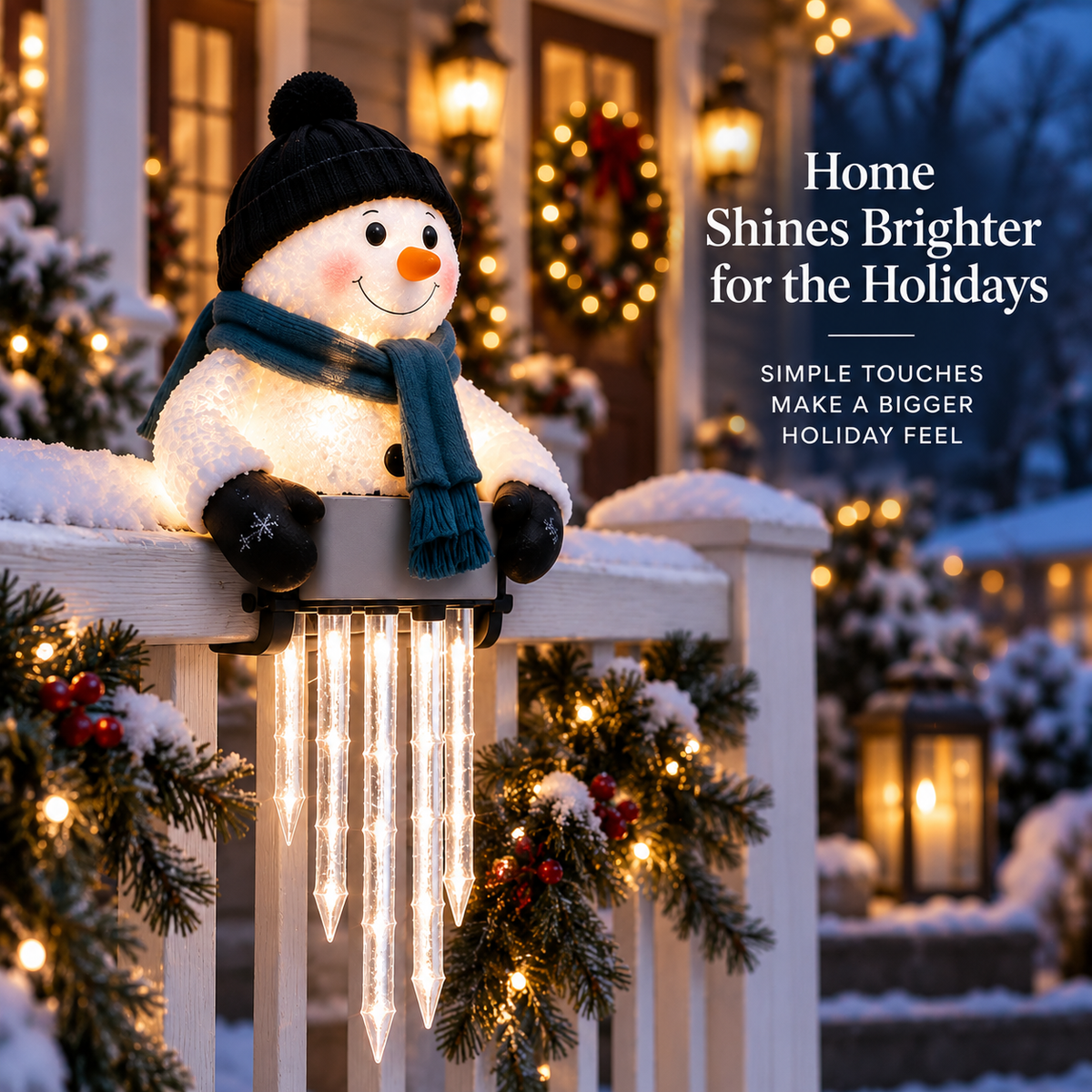 🎄🎁Xmas Discount: 49% OFF - WinterGlow Icicle Light Decor ⛄