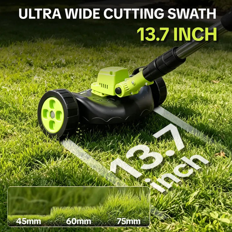 🔥FLASH SALE SAVE 55% OFF🌿21V 3-in-1 Cordless Trimmer Edger Mini Mower (2 Batteries Included)