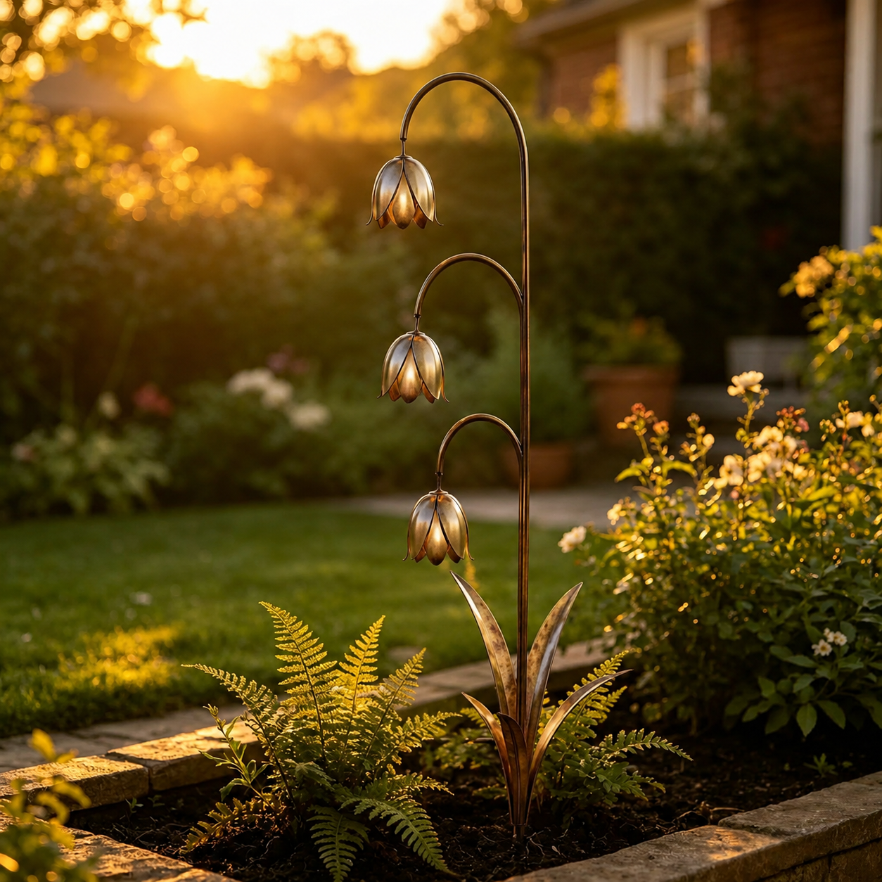 🔔 Enchanting Lily-of-the-Valley Garden Stakes – Add Charm & Gentle Melody to Your Outdoor Space