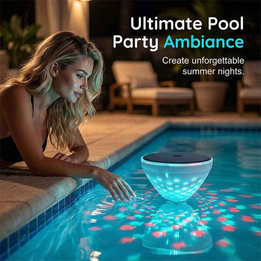 🐟43% OFF Now✨Solar Floating Pool Light with Magical Fish Projection 🌊💡